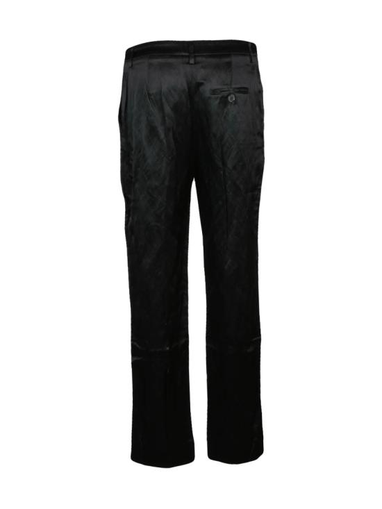 25FW 비비안웨스트우드 스트레이트 팬츠 우아한 핏과 세련된 마감의 새틴 턱시도 바지 - VIVIENNE WESTWOOD