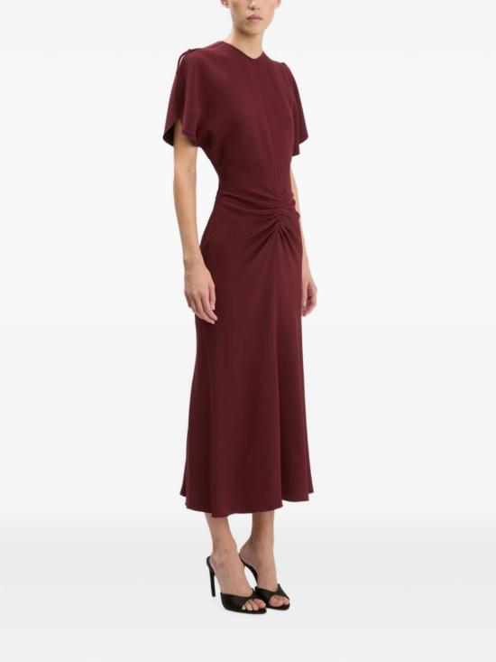 26FW 빅토리아 베컴 롱 원피스 1226WDR005227A BURGUNDY Bordeaux - VICTORIA BECKHAM