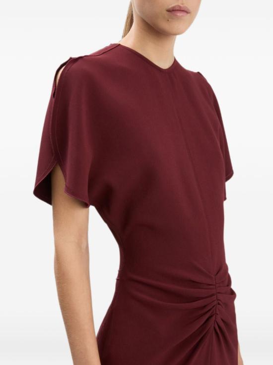 26FW 빅토리아 베컴 롱 원피스 1226WDR005227A BURGUNDY Bordeaux - VICTORIA BECKHAM