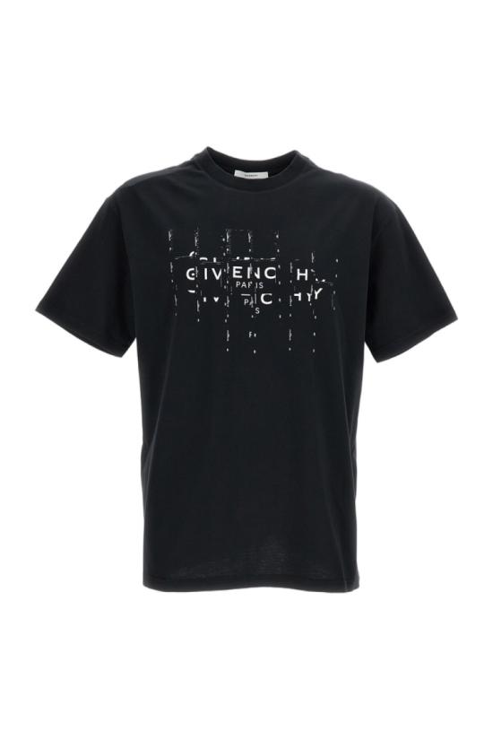 26FW 지방시 반팔 티셔츠 BM71NK3YU9001 Black