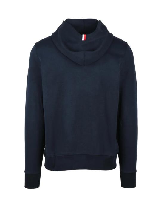 25SS 타미힐피거 탑 파란색 후드 면 스웨트셔츠 - TOMMY HILFIGER