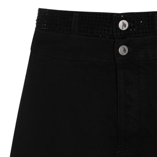 26FW 디 아티코 데님 팬츠 261WCP00324DDD104TR100 Black - THE ATTICO
