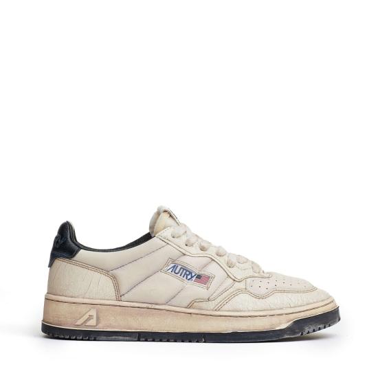 26FW 오트리 슈퍼 빈티지 메달리스트 로우 레더 스니커즈 AVLMAD01 Neutrals