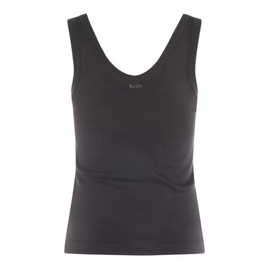  브루넬로 쿠치넬리 민소매 티셔츠 M0TC8FX210C4224 Black - BRUNELLO CUCINELLI