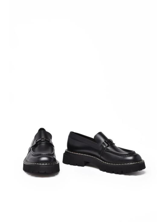 25FW 살바토레 페라가모 로퍼 블랙 가죽 이그나지오 - SALVATORE FERRAGAMO
