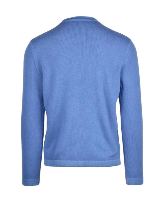 25FW 울앤코 스웨터 산뜻한 라이트 블루 색상의 메리노 크루넥 풀오버 - WOOL & CO