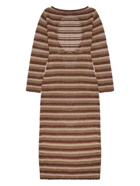  세인트바쓰 미디 원피스 RYN0001 00492LGOLD Brown