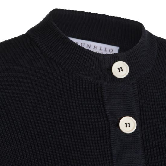  브루넬로 쿠치넬리 가디건 M19253206CND78 Black - BRUNELLO CUCINELLI