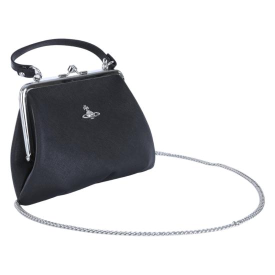 26FW 비비안웨스트우드 그래니 프레임 퍼스 4B010007WS0021N401 Black - VIVIENNE WESTWOOD
