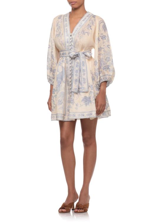 26FW 짐머만 미디 원피스 3500DSS262CRLF Neutrals - ZIMMERMANN