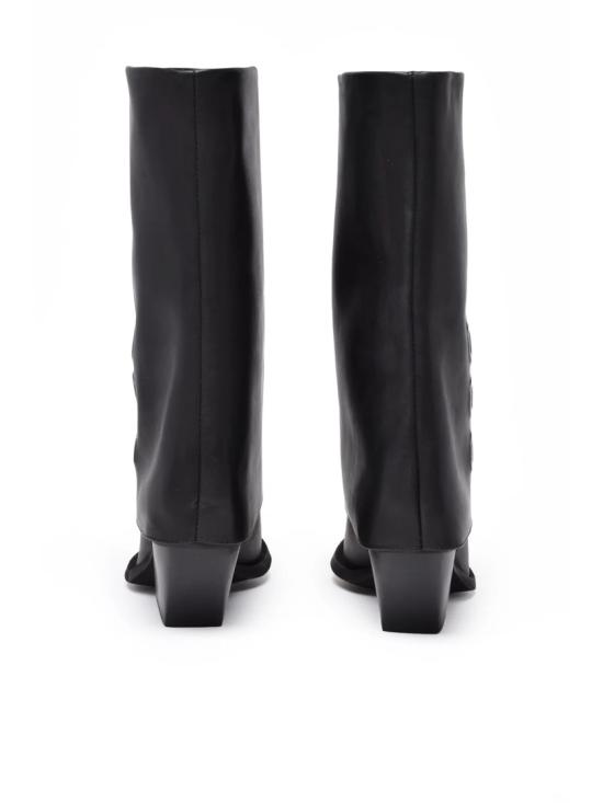 25FW Gianluca Giordano 부츠 블랙 가죽 웨스턴 - OTHER BRANDS