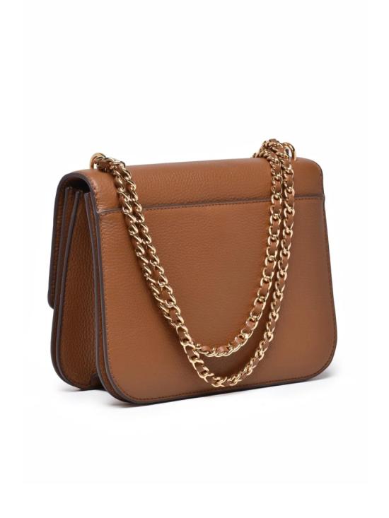25FW 토리버치 크로스백 체인 스트랩과 자석 잠금 장치가 있는 중간 사이즈 송아지 가죽 - TORY BURCH