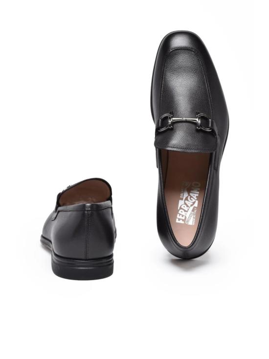 25FW 살바토레 페라가모 로퍼 블랙 레더 스칼렛 - SALVATORE FERRAGAMO