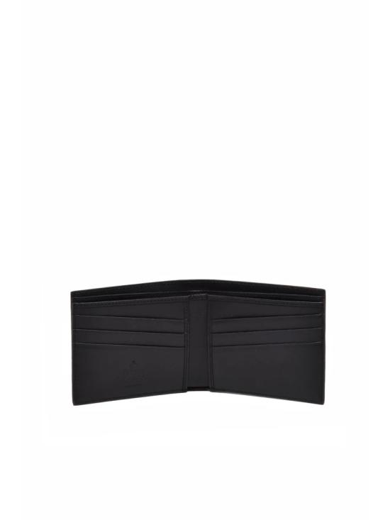 25FW 비비안웨스트우드 남성지갑 예술적인 프린트와 금속 장식이 돋보이는 컴팩트한 반지갑 - VIVIENNE WESTWOOD