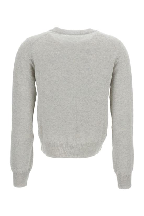 26FW 메종키츠네 베이비 폭스 메리노 레귤러 가디건 PW00502KT1181H120 Grey - MAISON KITSUNE