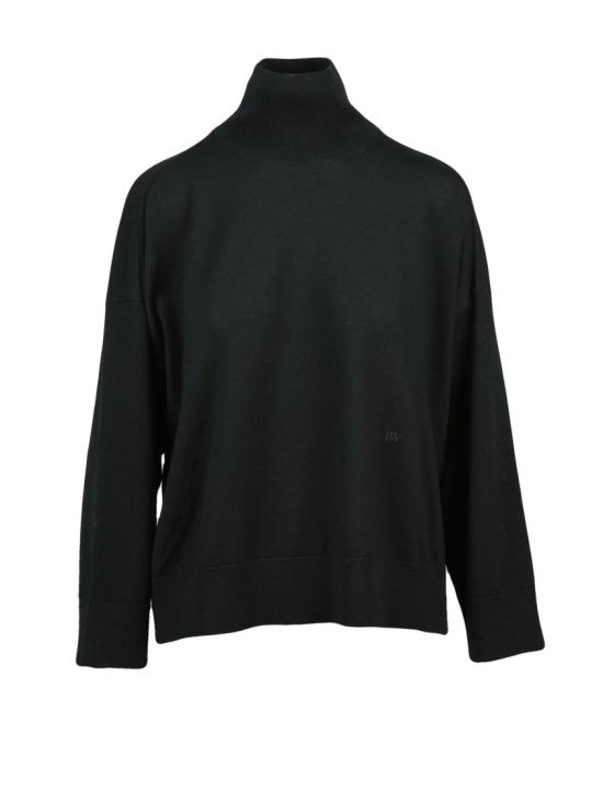 25FW 보테가베네타 터틀넥 하이넥 블랙 울 스웨터 (골지 디테일)