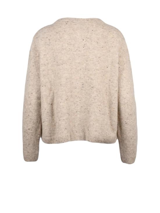 25FW 마렐라 가디건 베이지 알파카 혼방 다비나 가디건 - MARELLA