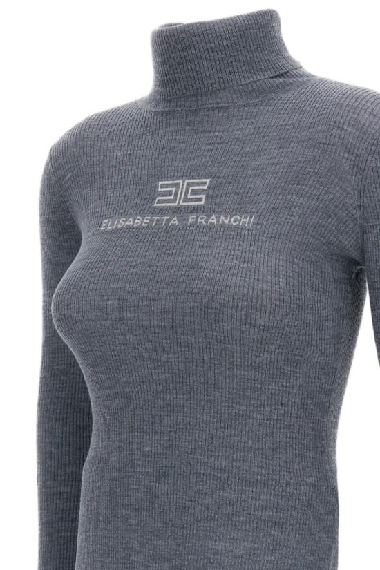 26FW 엘리자베타프랜치 터틀넥 MK18B66E2G41 Grey - ELISABETTA FRANCHI