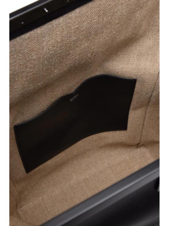 25FW 막스마라 클러치/파우치 덮개형 여밈과 조절 가능한 스트랩이 있는 - MAX MARA