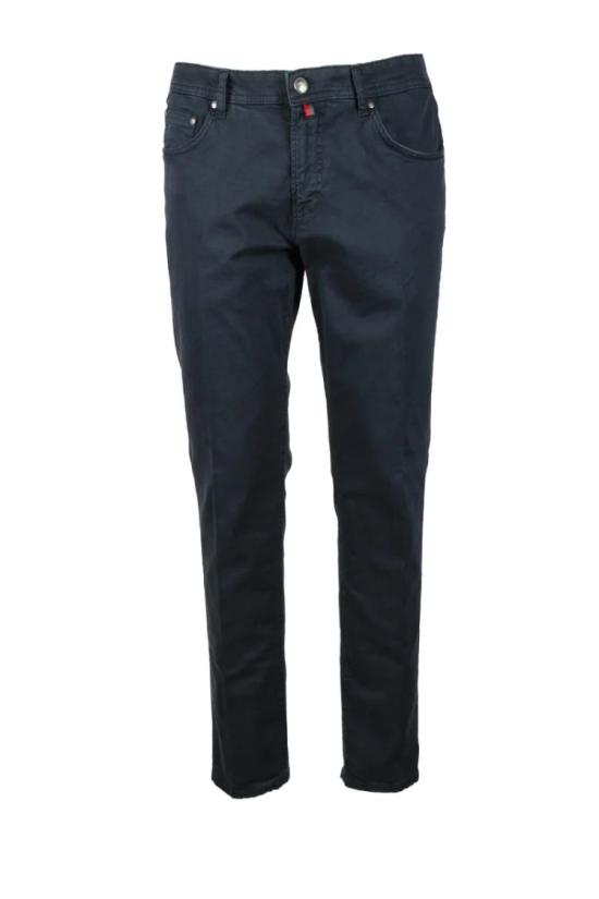  Bsettecento 데님 팬츠 파란색 스트레이트 스트레치 진