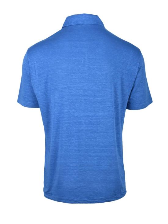 25SS 울앤코 폴로 티셔츠 연한 파란색 피케 린넨 폴로 셔츠 - WOOL & CO