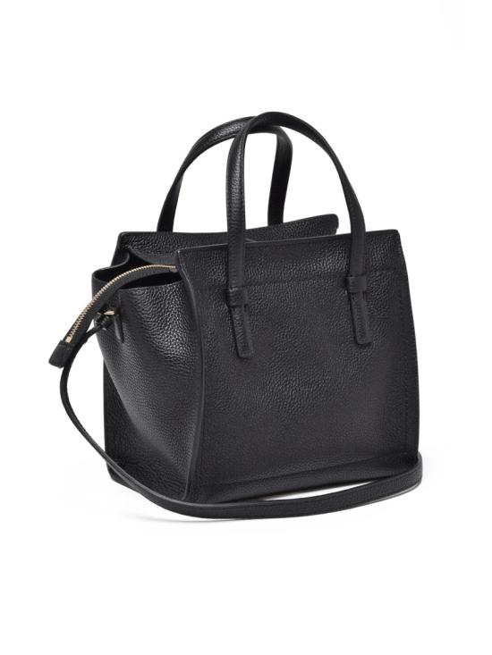 25FW 살바토레 페라가모 숄더백 골드톤 장식이 있는 페블 가죽 - SALVATORE FERRAGAMO