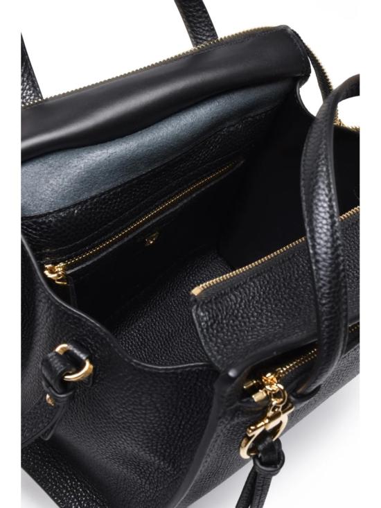 25FW 살바토레 페라가모 숄더백 골드톤 장식이 있는 페블 가죽 - SALVATORE FERRAGAMO