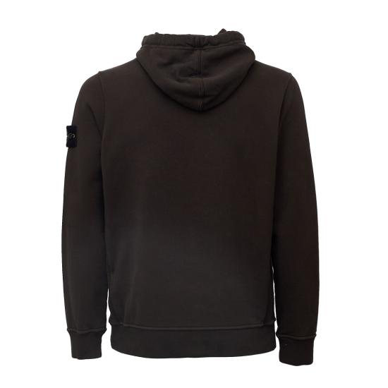 26FW 스톤 아일랜드 오가닉 코튼 플리스 후드 오가닉 코튼 플리스 후드 L2S156100048 S0A20 Black - STONE ISLAND