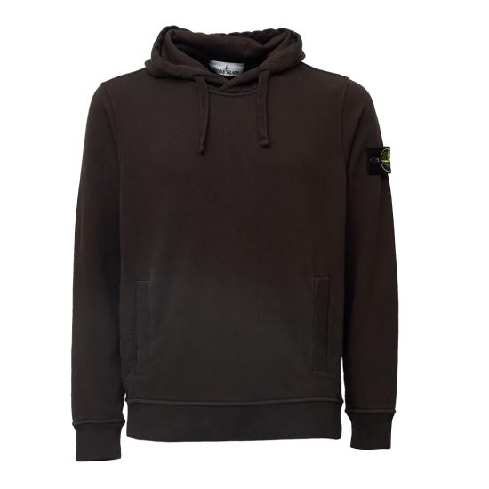 26FW 스톤 아일랜드 오가닉 코튼 플리스 후드 오가닉 코튼 플리스 후드 L2S156100048 S0A20 Black