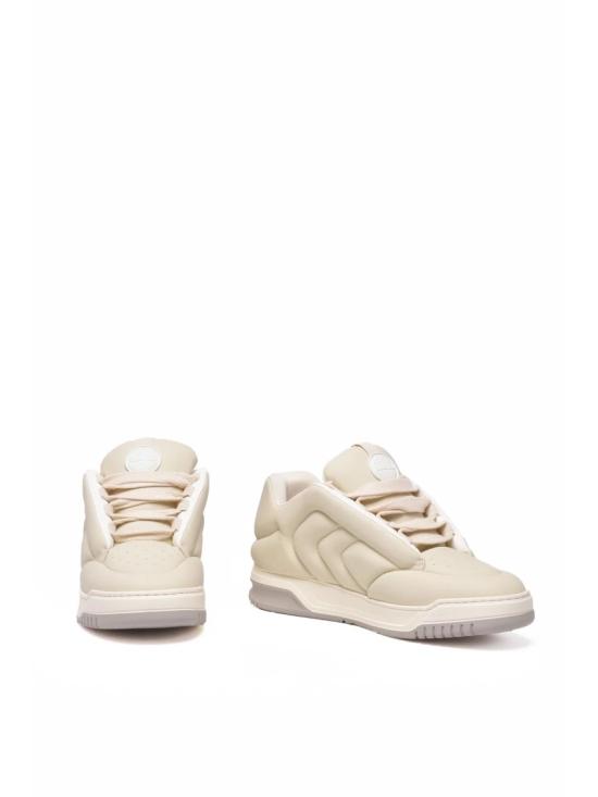25FW Thoms Nicoll 스니커즈 화이트 가죽 퍼프 하이탑 - OTHER BRANDS