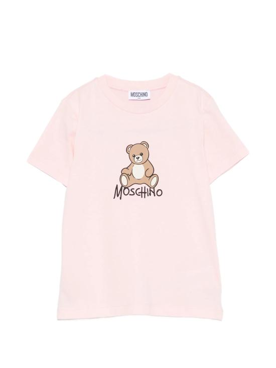 26FW [키즈] 모스키노 티셔츠 HNM05VLAA10 50209 Rosa