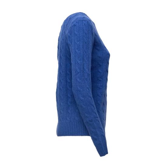 26FW 폴로 랄프로렌 폴로 자수 케이블 니트 스웨터 211971865503 Blue - POLO RALPH LAUREN