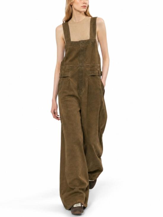 26SS 우마 왕 점프수트 UP3039 UW240 Brown - UMA WANG