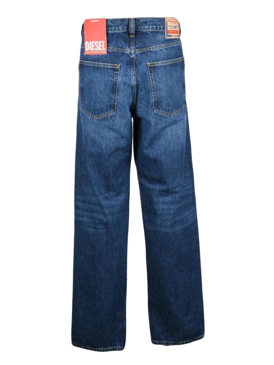 25FW 디젤 데님 팬츠 블루 코튼 D-Macs 루즈핏 진 - DIESEL