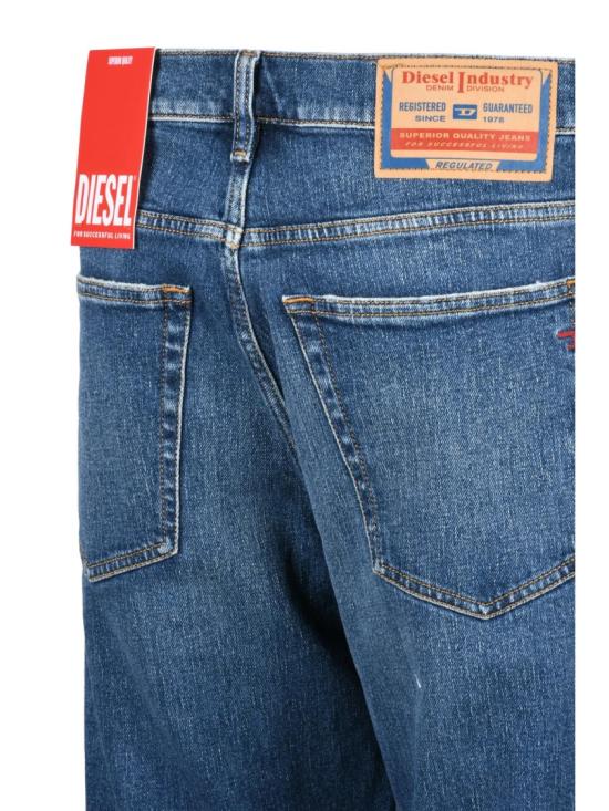 25FW 디젤 데님 팬츠 블루 코튼 블렌드 D-파이닝 진 - DIESEL