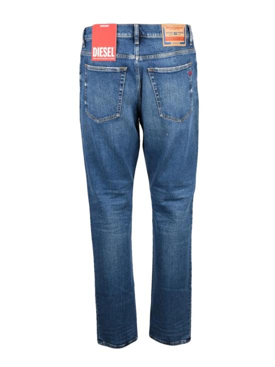 25FW 디젤 데님 팬츠 블루 코튼 블렌드 D-파이닝 진 - DIESEL
