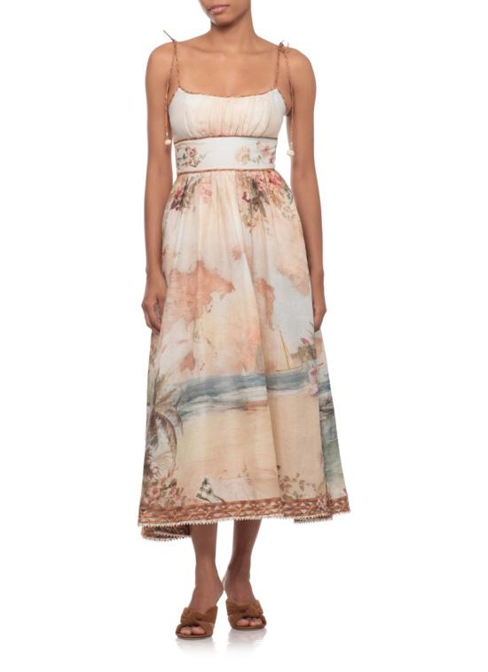 26FW 짐머만 롱 원피스 7895DSS263ISMB Neutrals - ZIMMERMANN
