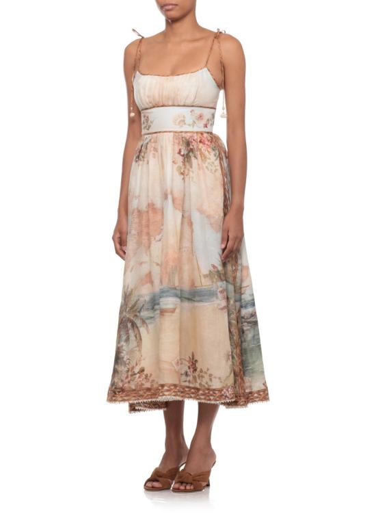 26FW 짐머만 롱 원피스 7895DSS263ISMB Neutrals - ZIMMERMANN