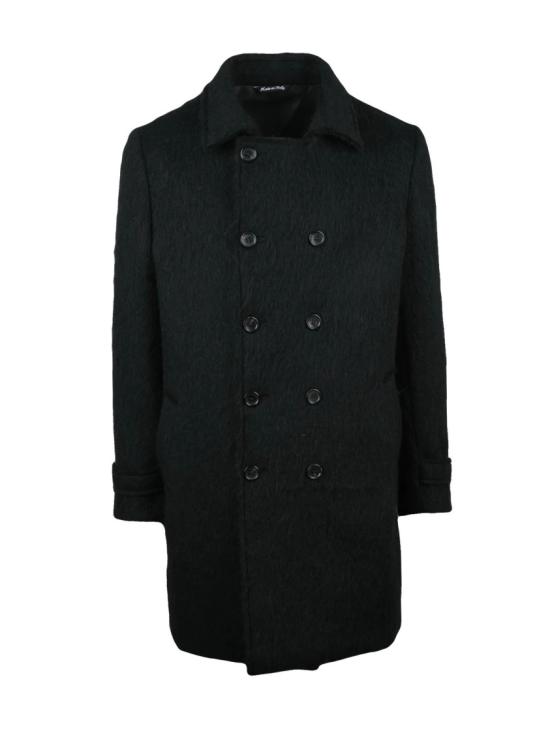 25FW 리버스1949 자켓 블랙 울-알파카 혼방 코트