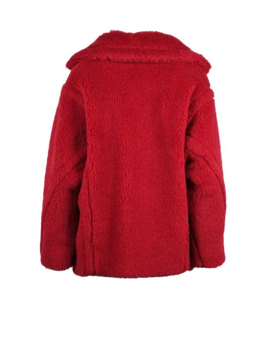 25FW 막스마라 코트 레드 알파카 울 쿠바 - MAX MARA