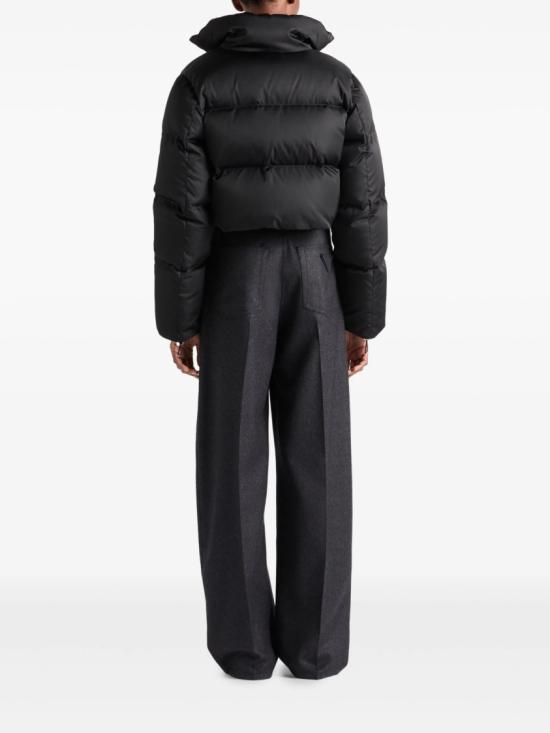 26FW 프라다 크롭 리나일론 다운 재킷 크롭 리나일론 다운 재킷 29D056 1WQ8 Black - PRADA