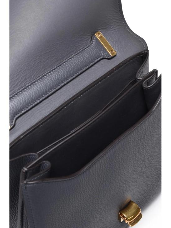 25FW 살바토레 페라가모 토트백 골드톤 버클이 달린 질감 있는 가죽 소재의 마고 - SALVATORE FERRAGAMO