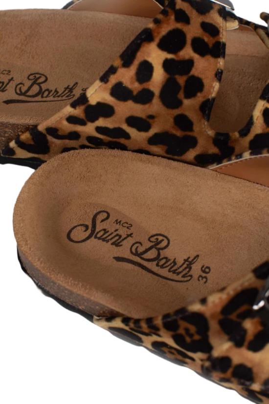 26SS 세인트바쓰 뮬/슬리퍼 SANW00101020L Brown - MC2 SAINT BARTH
