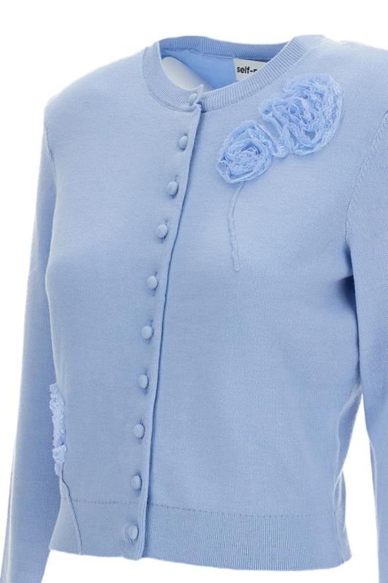 26FW 셀프 포트레이트 가디건 PF26068CBLBLUE - SELF PORTRAIT