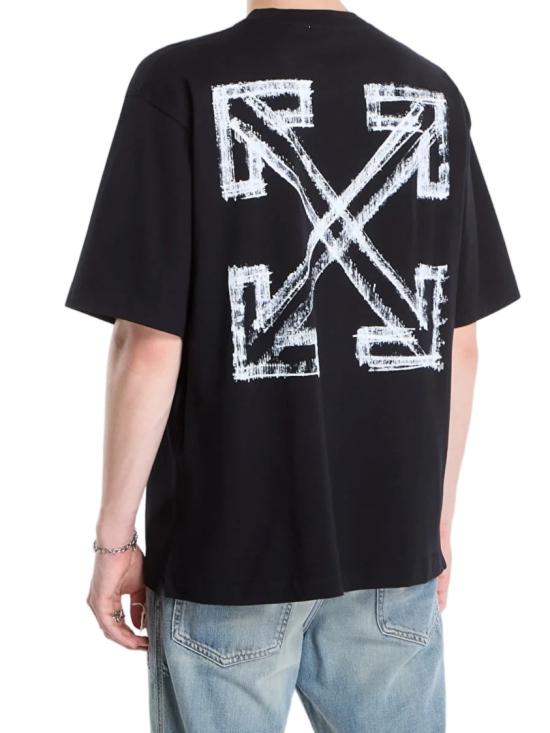 26FW 오프화이트 반팔 티셔츠 44MAA120F26J00Y001 Black - OFF WHITE