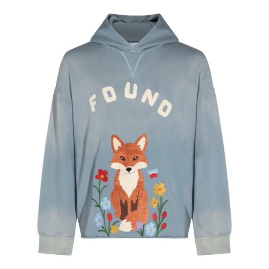 26FW 파운드 후드 티셔츠 FOPF26HO015206580 Blue