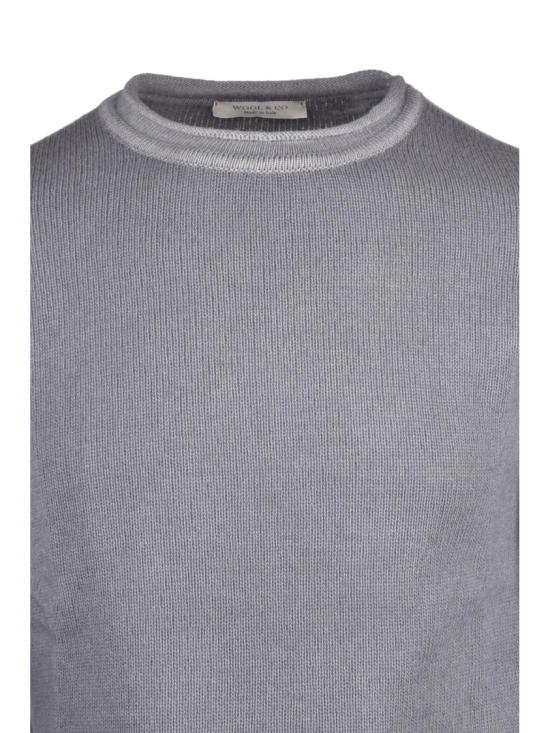 25FW 울앤코 스웨터 미니멀한 디자인의 메리노 울 니트 풀오버 - WOOL & CO