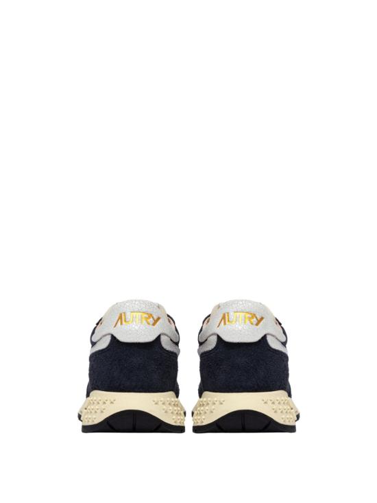 25FW 오트리 릴윈드 로우 나일론 스웨이드 스니커즈 WWLMNC30 Black - AUTRY