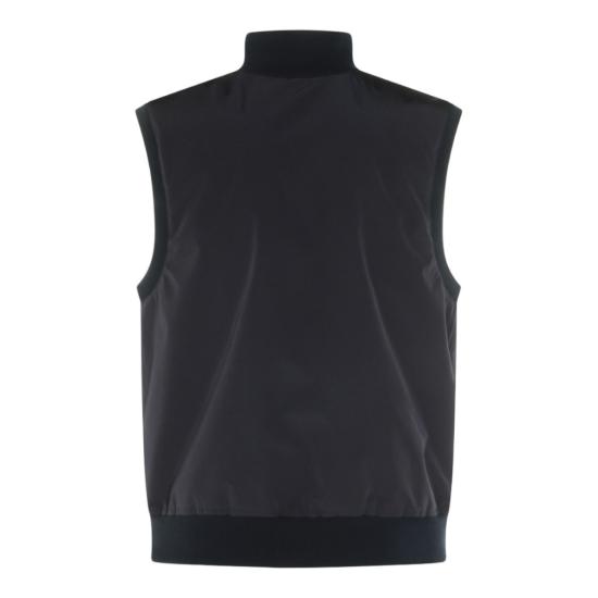  브루넬로 쿠치넬리 가공 나일론 웨이스트코트 MM4796584CIR70 Black - BRUNELLO CUCINELLI