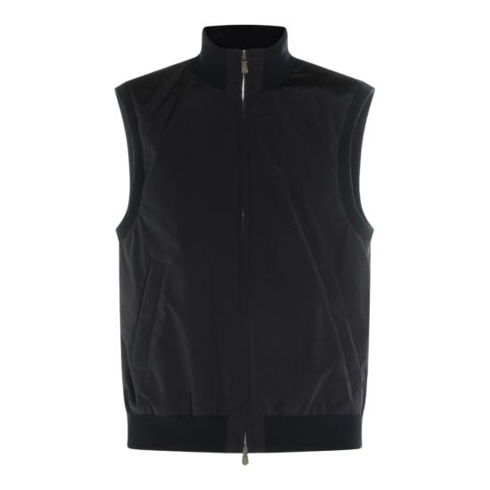  브루넬로 쿠치넬리 가공 나일론 웨이스트코트 MM4796584CIR70 Black